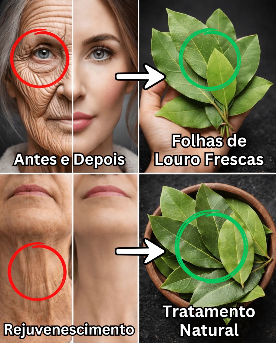 A Folha Secreta da Pele Lisa: Remédio de Folha de Louro que Apaga Rugas Naturalmente da Noite para o Dia