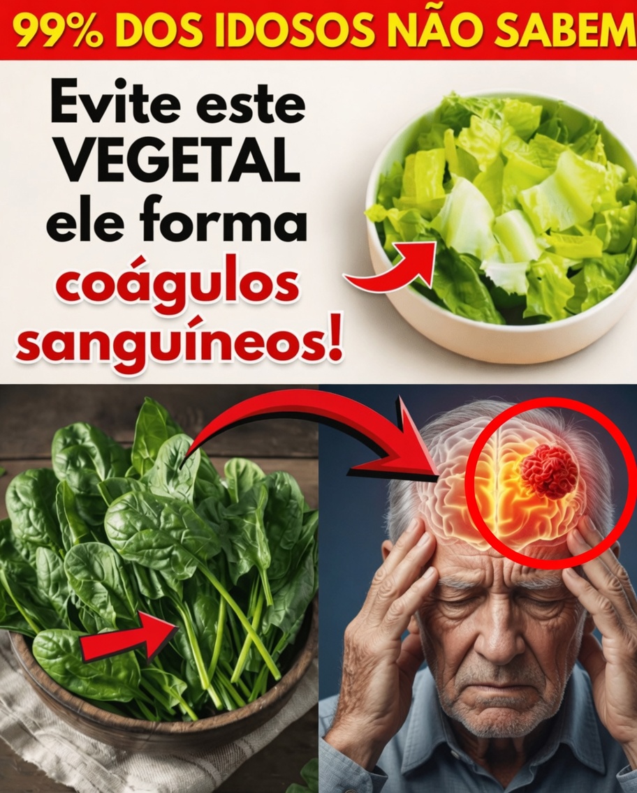Médicos ficam chocados: Espinafre – o herói verde que pode aumentar o risco de AVC da noite para o dia em idosos que usam anticoagulantes?