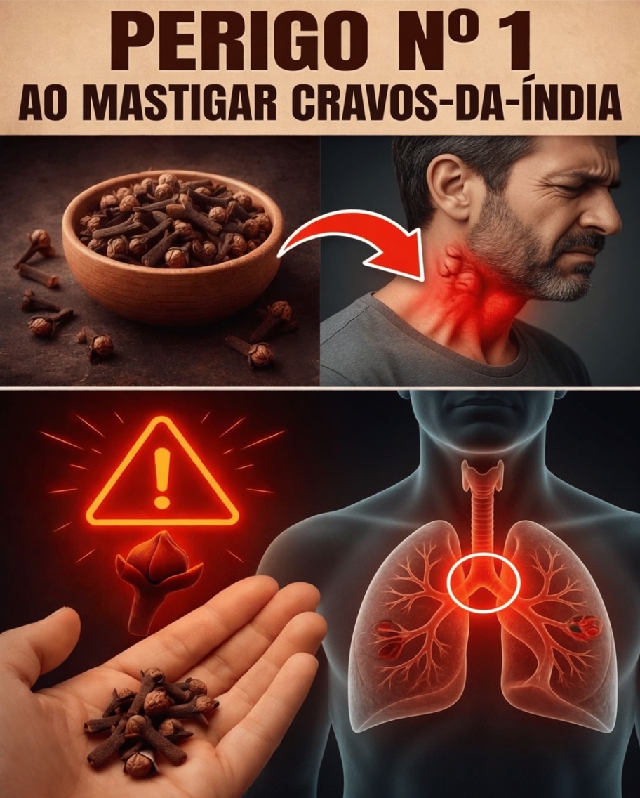 Cravos Mastigados do Jeito Errado: O Erro Sutil que Muitas Pessoas Cometem e que Pode Colocar sua Saúde em Risco