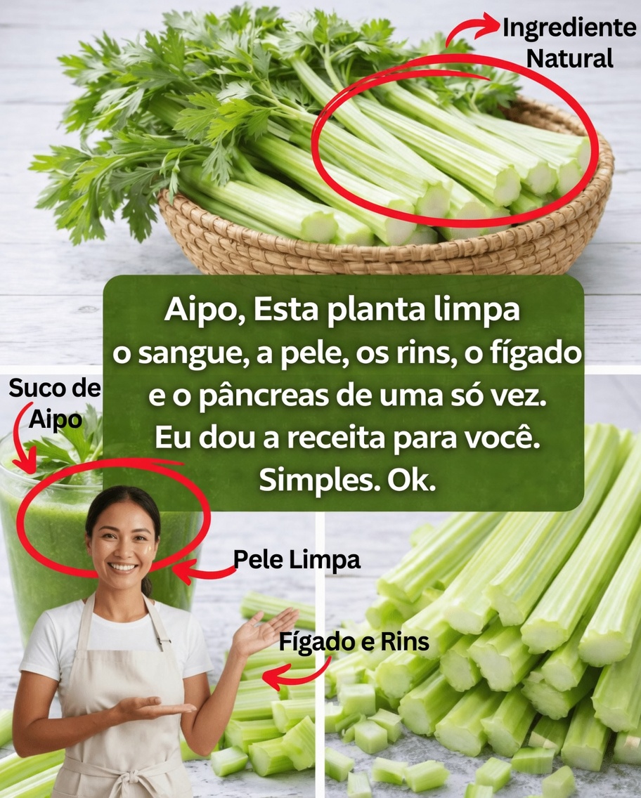 Refresque o seu dia com suco verde de aipo, salsa e limão (um caminho simples para se sentir mais leve)
