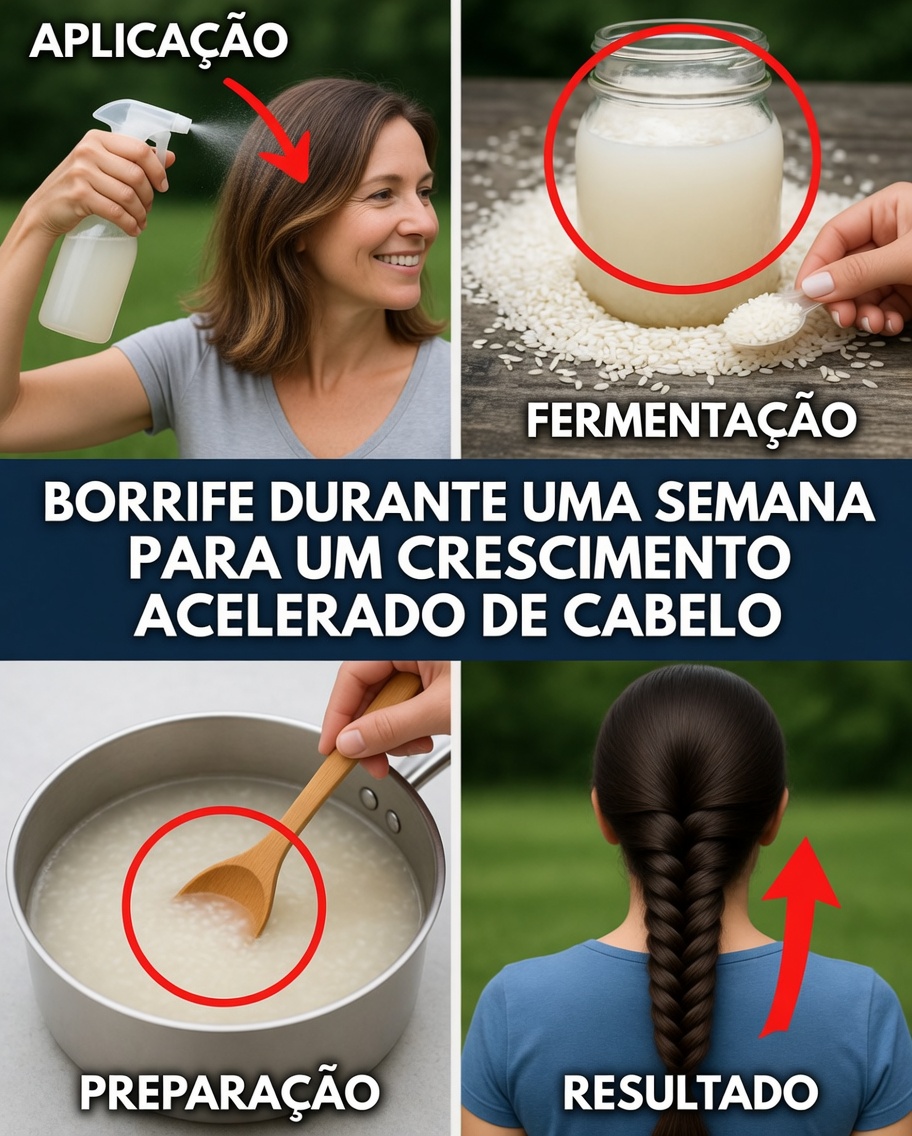 Use Água de Arroz no Cabelo Todos os Dias e Veja o Que Acontece Após 30 Dias! (Crescimento Capilar com Água de Arroz)