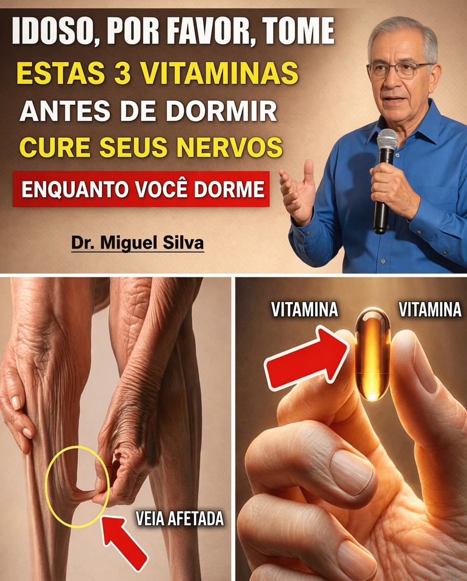 Descubra as 3 Vitaminas para Tomar Antes de Dormir que Muitos Idosos Estão Adicionando para Ajudar a Sustentar a Força e o Conforto das Pernas