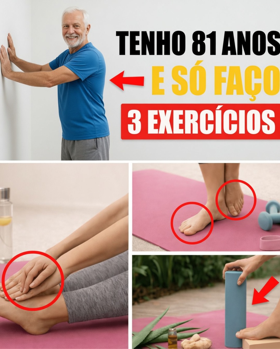 Mais de 60? Experimente estes 3 exercícios diários simples por apenas 7 minutos para apoiar a força e o equilíbrio