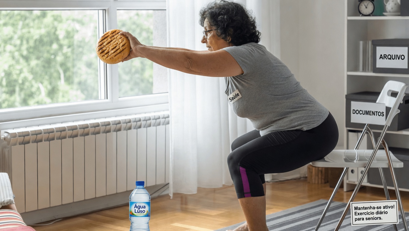 Mais de 60? Experimente estes 3 exercícios diários simples por apenas 7 minutos para apoiar a força e o equilíbrio