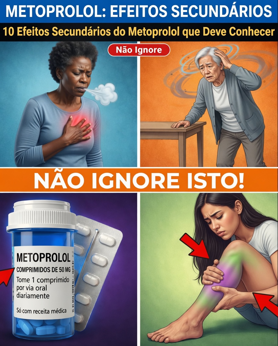 Os 10 Efeitos Colaterais do Metoprolol Frequentemente Ignorados e Como Eles Podem Afetar Sua Vida Cotidiana