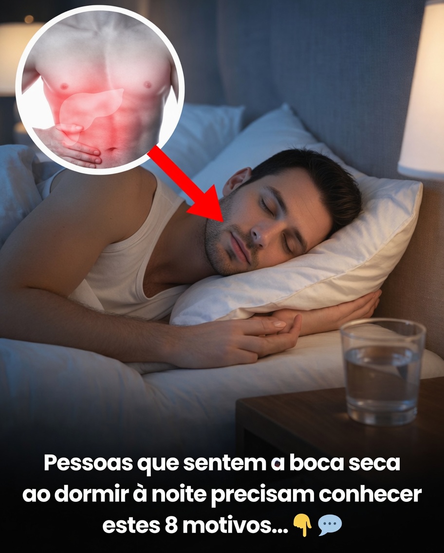Por que muitas pessoas acordam com a boca seca à noite? 8 fatores comuns a considerar