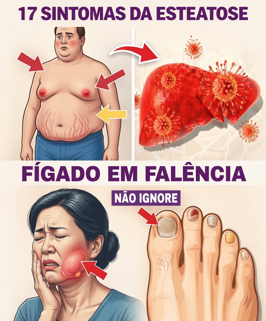 17 Sinais Silenciosos de que Seu Fígado Está Pedindo Ajuda (Mesmo que Você Se Sinta “Bem” Agora Mesmo)