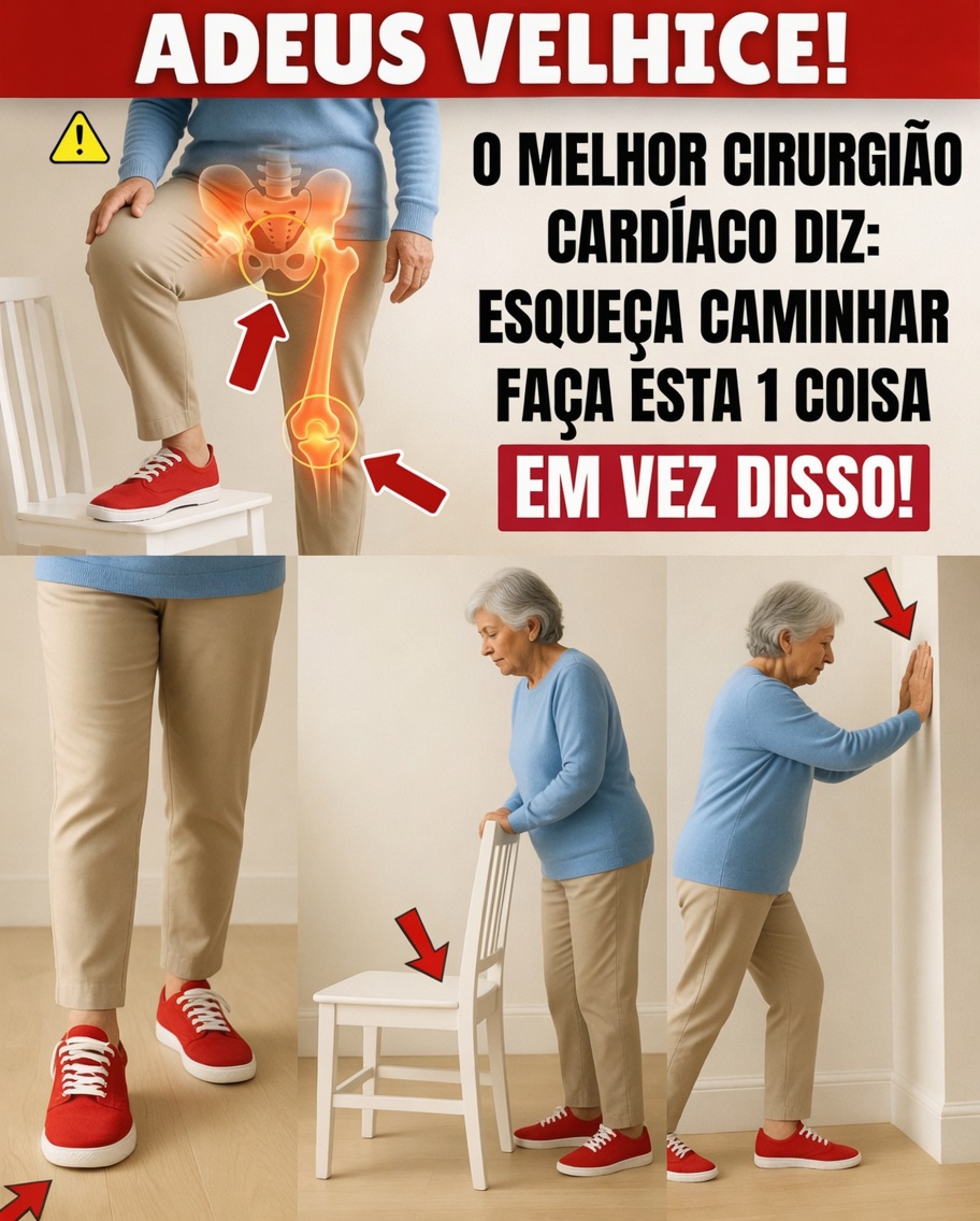 Mais de 75? Por que caminhar sozinho pode não sustentar totalmente a força e o equilíbrio — experimente estes 5 exercícios simples
