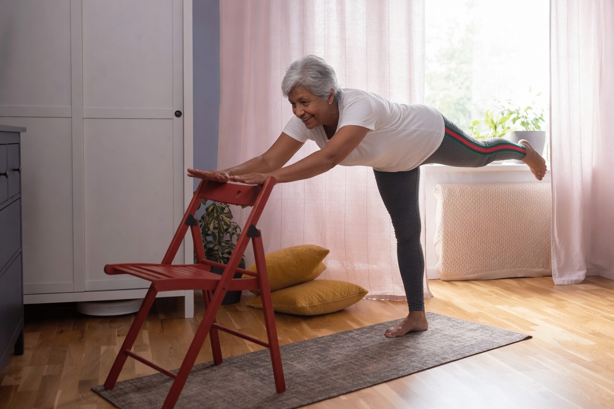 Mais de 75? Por que caminhar sozinho pode não sustentar totalmente a força e o equilíbrio — experimente estes 5 exercícios simples