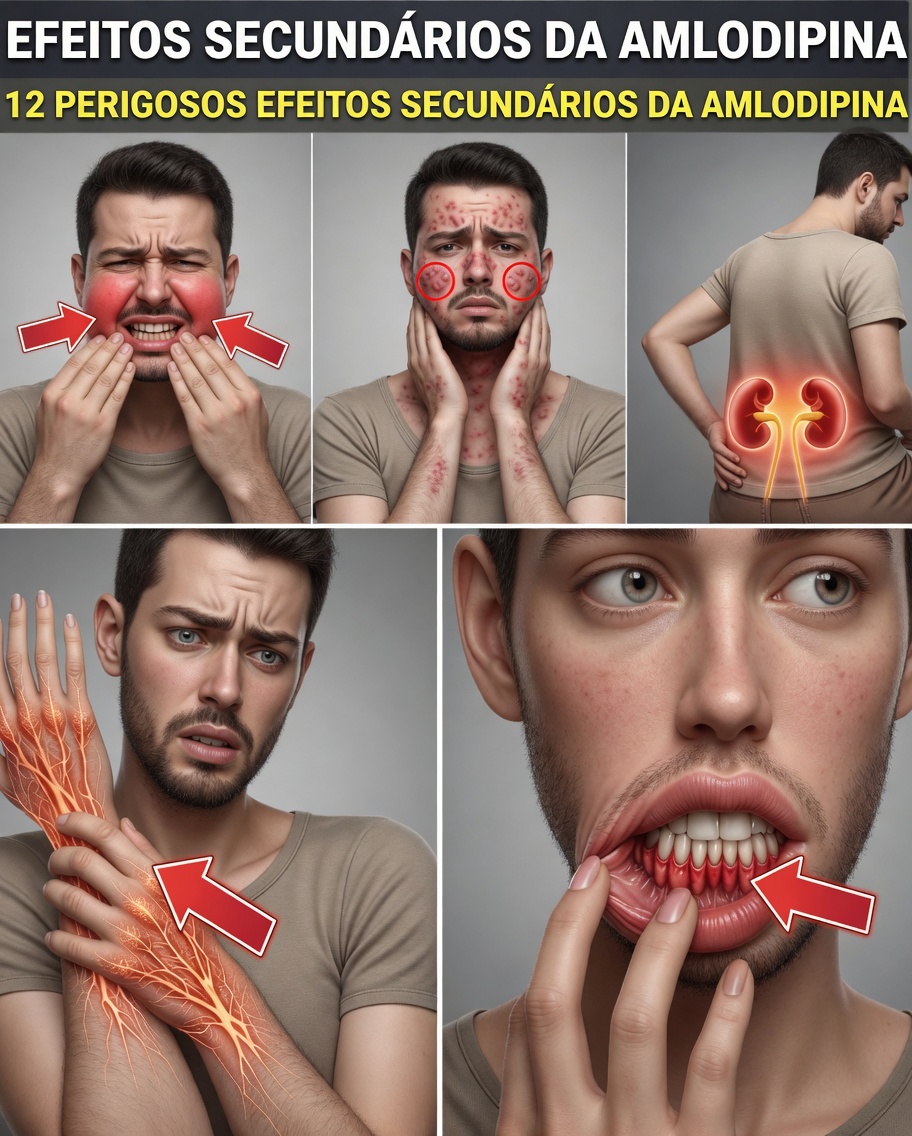 Quais são os efeitos colaterais mais comuns da anlodipina e como você pode gerenciá-los com segurança?