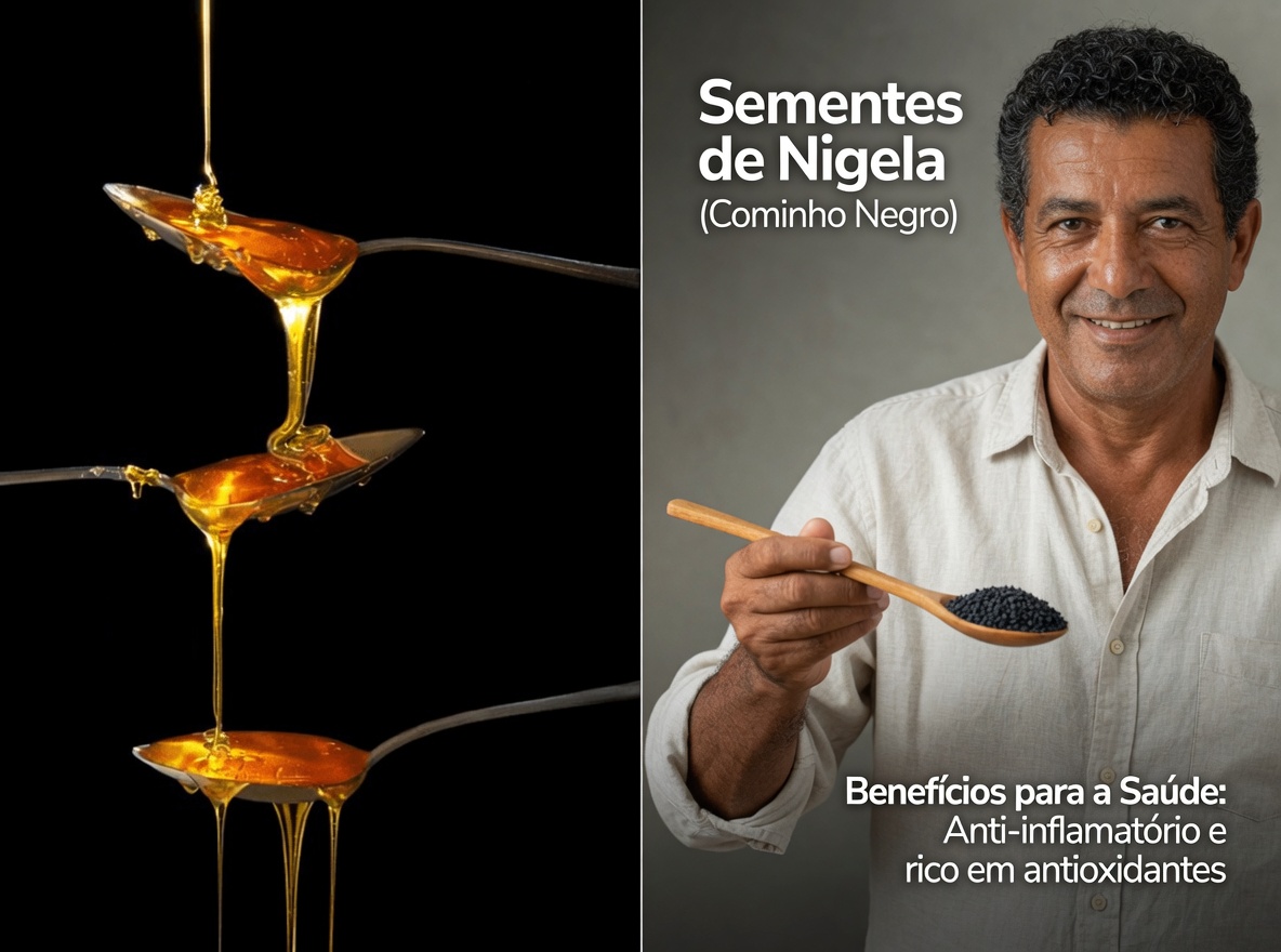 Descubra o Simples Ritual Diário de Misturar Óleo de Semente Negra e Mel para Potencial Apoio ao Bem-Estar