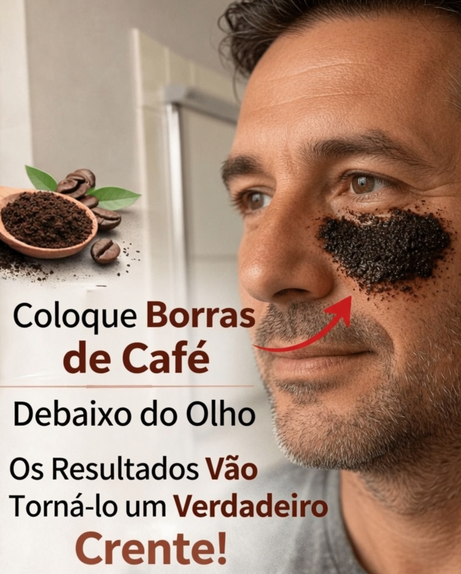 Descubra como usar com segurança a borra de café na sua rotina diária de cuidados com a área abaixo dos olhos em casa