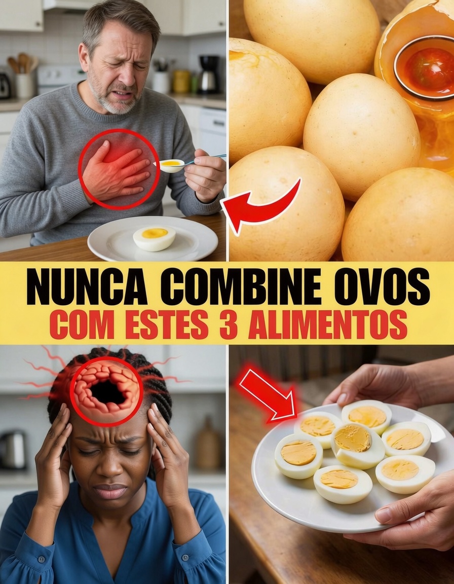 Idosos acima de 60 anos: descubra por que evitar estes 3 alimentos comuns com ovos pode ajudar na melhor absorção de nutrientes