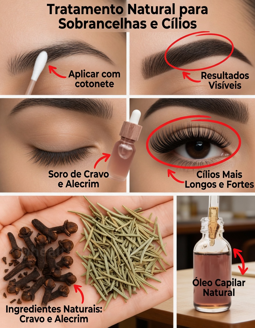 Desafio de 1 Semana – Faça seus cílios crescerem longos e suas sobrancelhas ficarem grossas super rápido