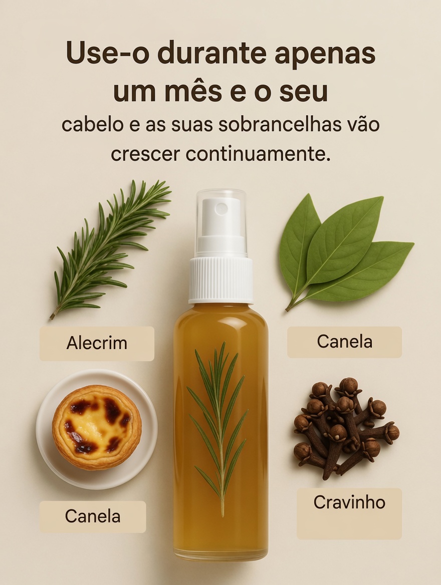 Cravos-da-índia, alecrim e gengibre: o tônico simples de crescimento capilar com 3 ingredientes que está chocando as pessoas (melhor que a babosa?)
