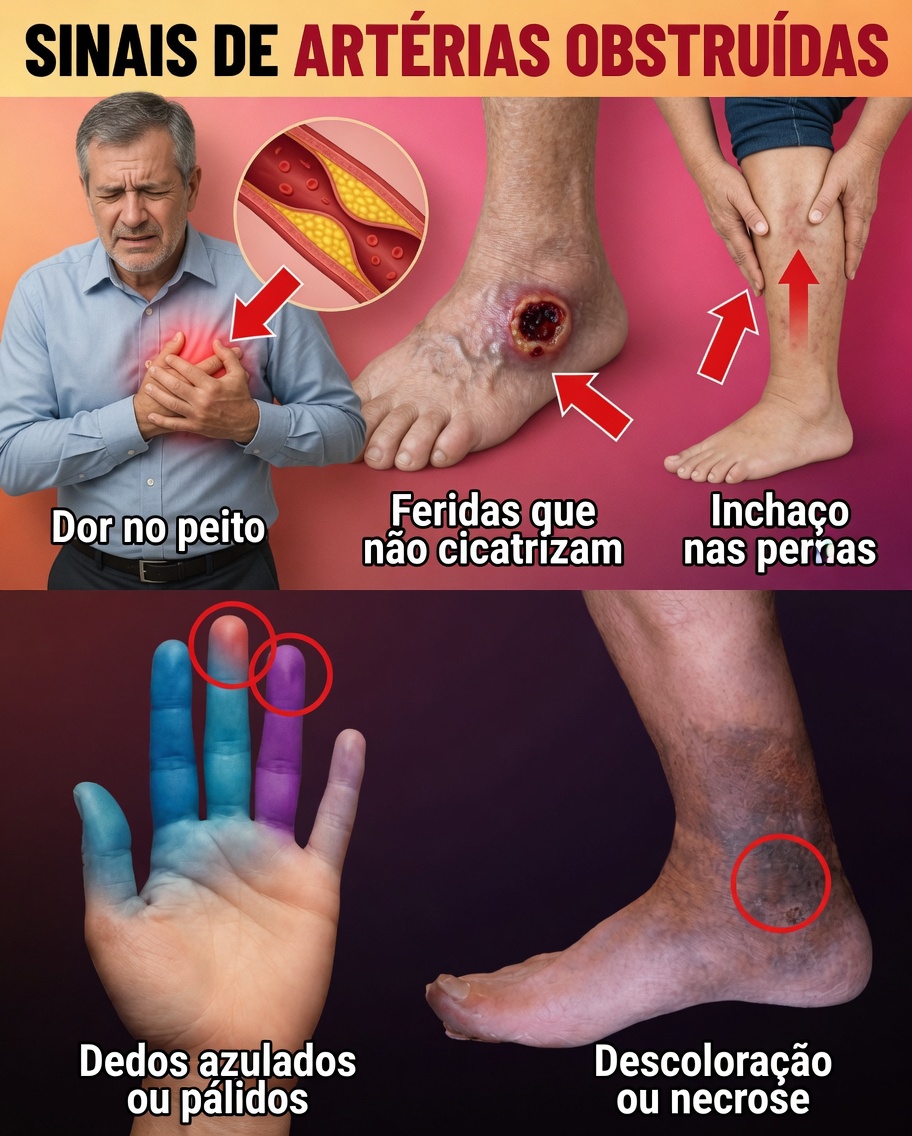 7 Sinais de Alerta de Artérias Bloqueadas nas Pernas e nos Pés – Não Ignore Estes Sinais Silenciosos Antes que Seja Tarde Demais