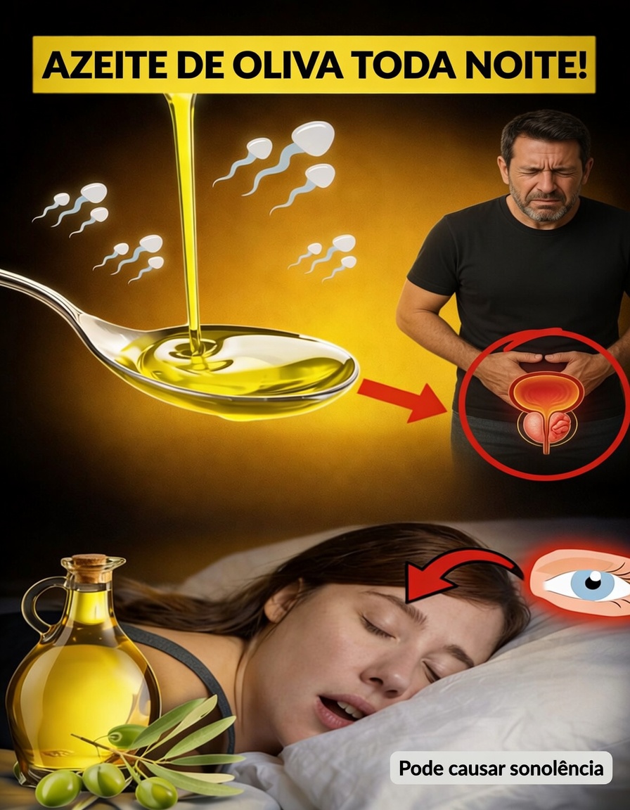 O Ritual Noturno que Está Transformando Vidas: O que Acontece Quando Você Bebe Azeite de Oliva Antes de Dormir