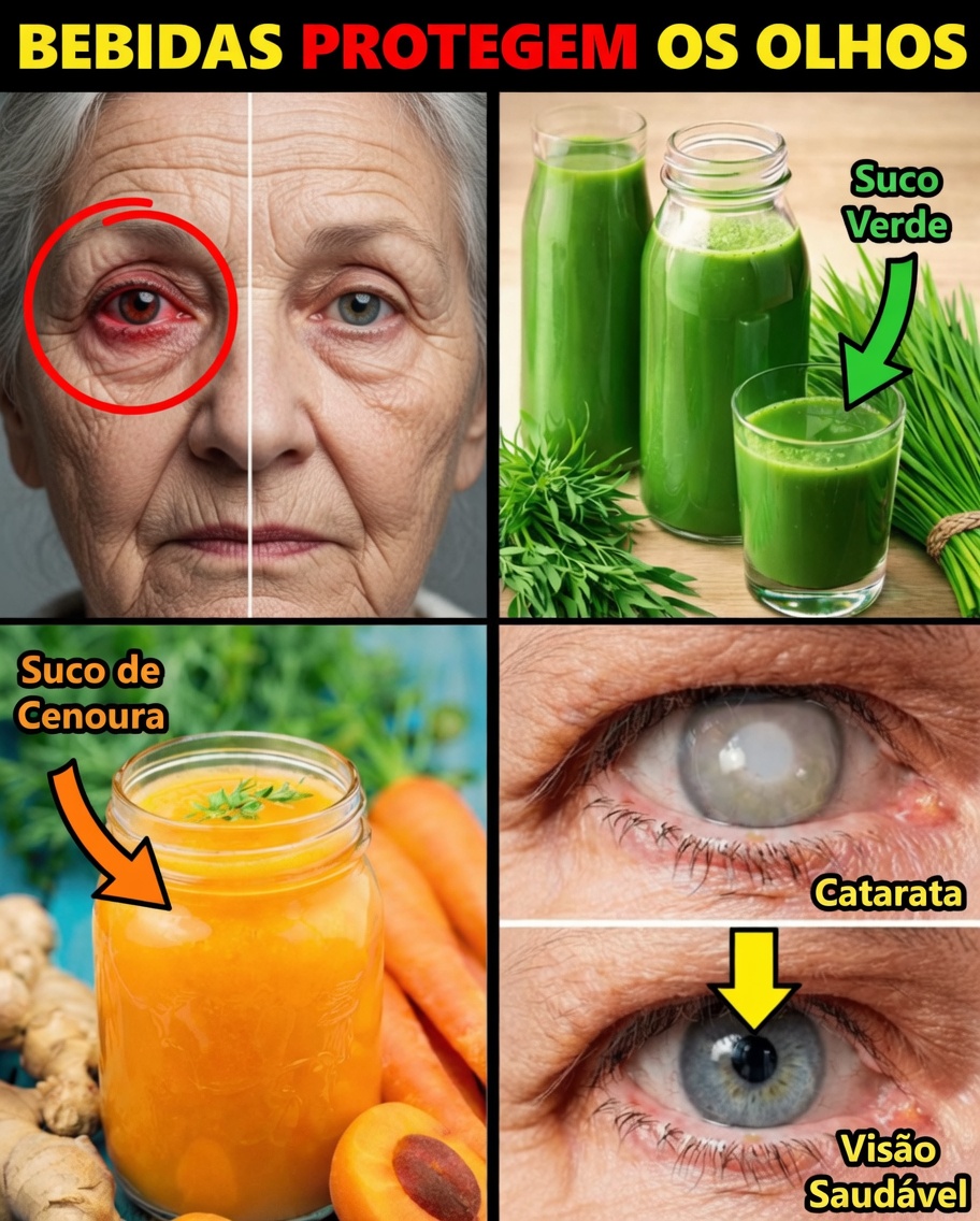 8 Bebidas MILAGROSAS que PROTEGEM os olhos e REPARAM a visão
