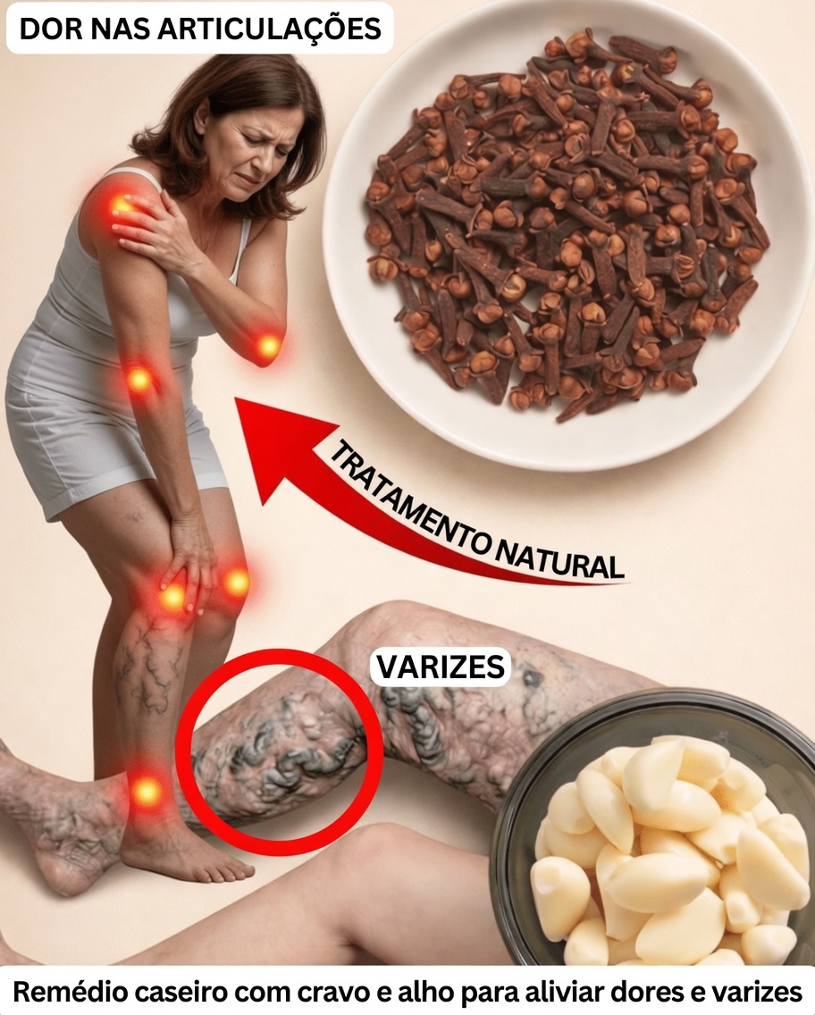 Óleo de Alho e Cravo: Um Remédio Caseiro Natural para Ajudar a Aliviar Varizes e Melhorar a Circulação nas Pernas