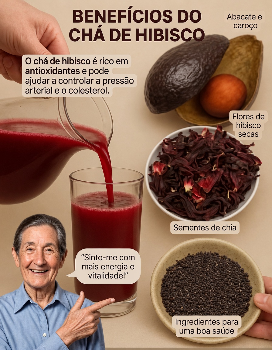 O chá de hibisco, folha de goiabeira e cravo que o Dr. Frank Suárez chamou de divisor de águas para diabetes, pressão arterial, circulação e prevenção do câncer
