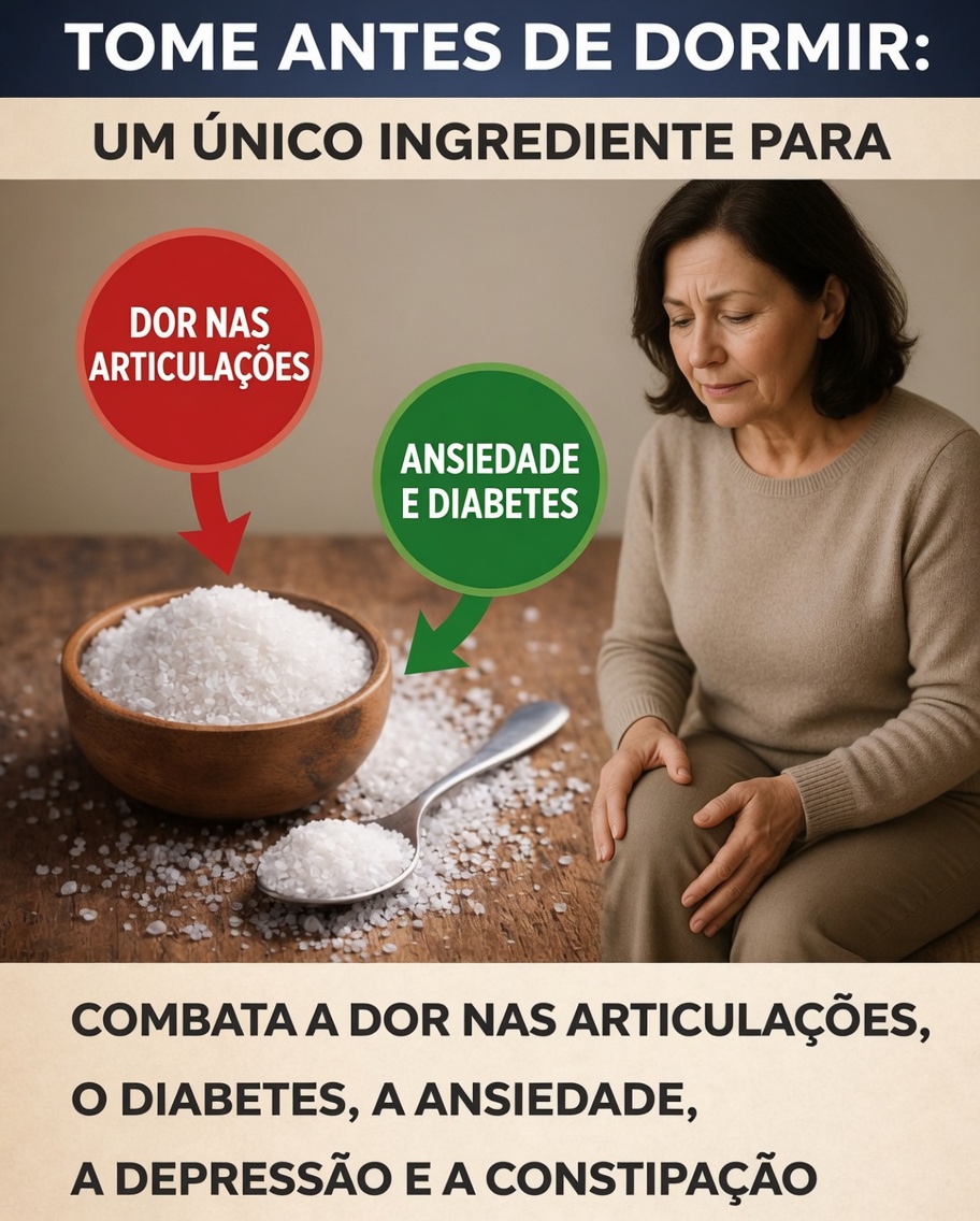 Tome antes de dormir: um ingrediente para combater a dor nos ossos, a diabetes, a ansiedade, a depressão e a constipação
