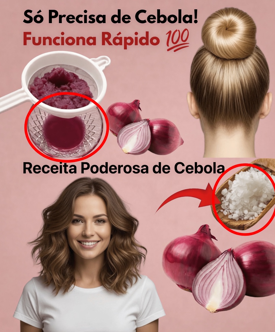 Suco de cebola para o crescimento do cabelo: o que apenas 7 dias podem fazer pelo seu couro cabeludo