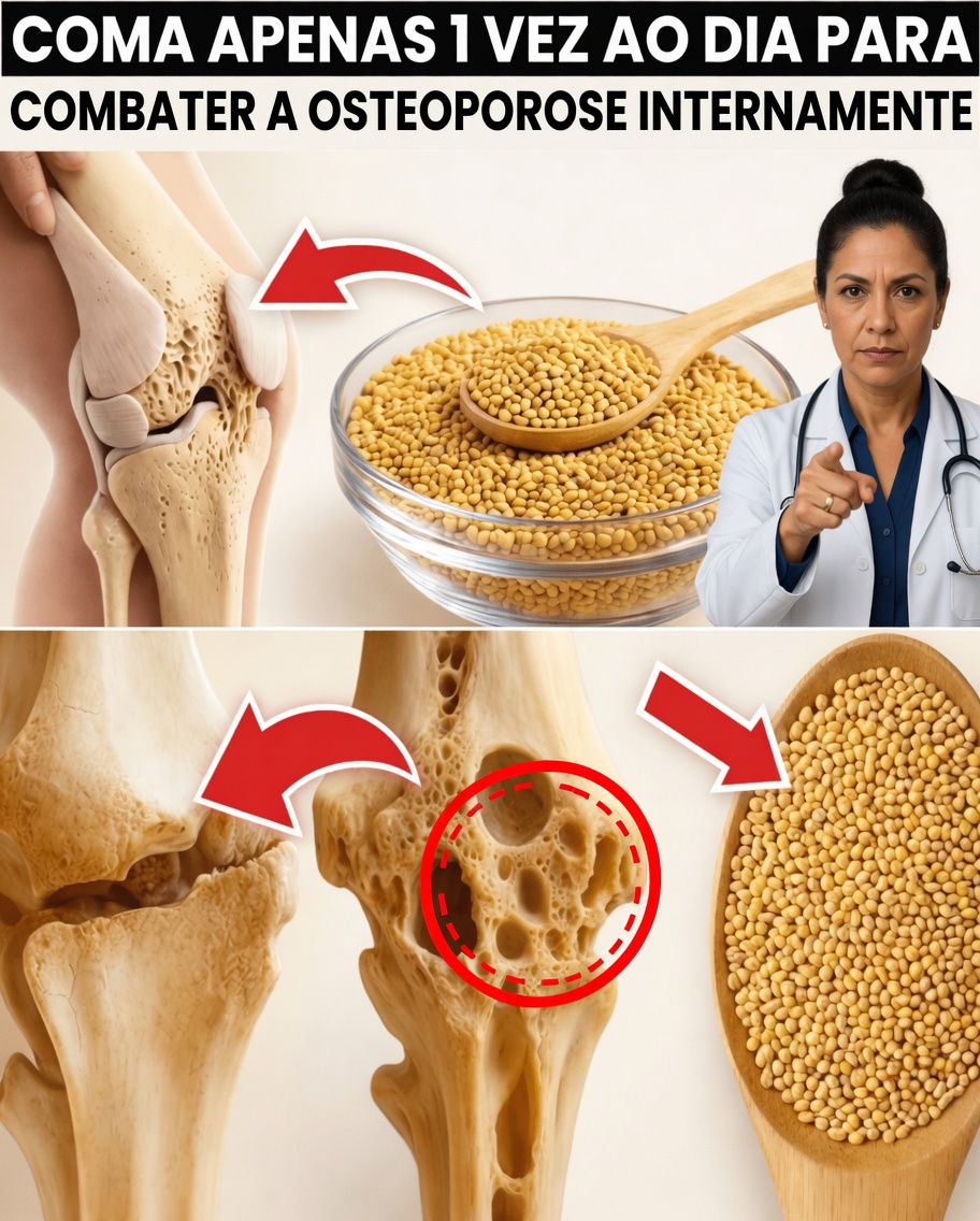 Descubra quatro alimentos acessíveis que podem ajudar a fortalecer os ossos naturalmente