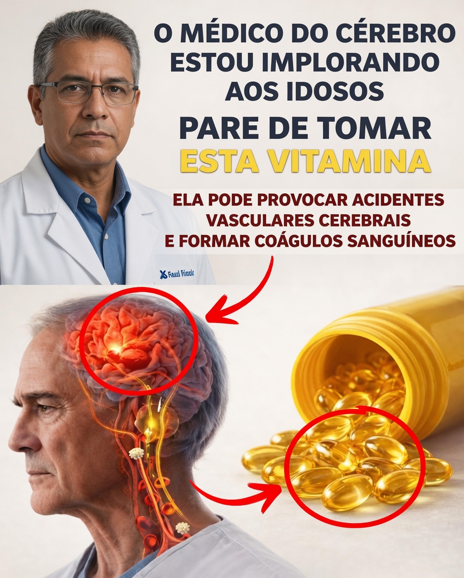 Como um médico do cérebro, estou chocado: esta vitamina aumenta o risco de AVC da noite para o dia – saúde sênior