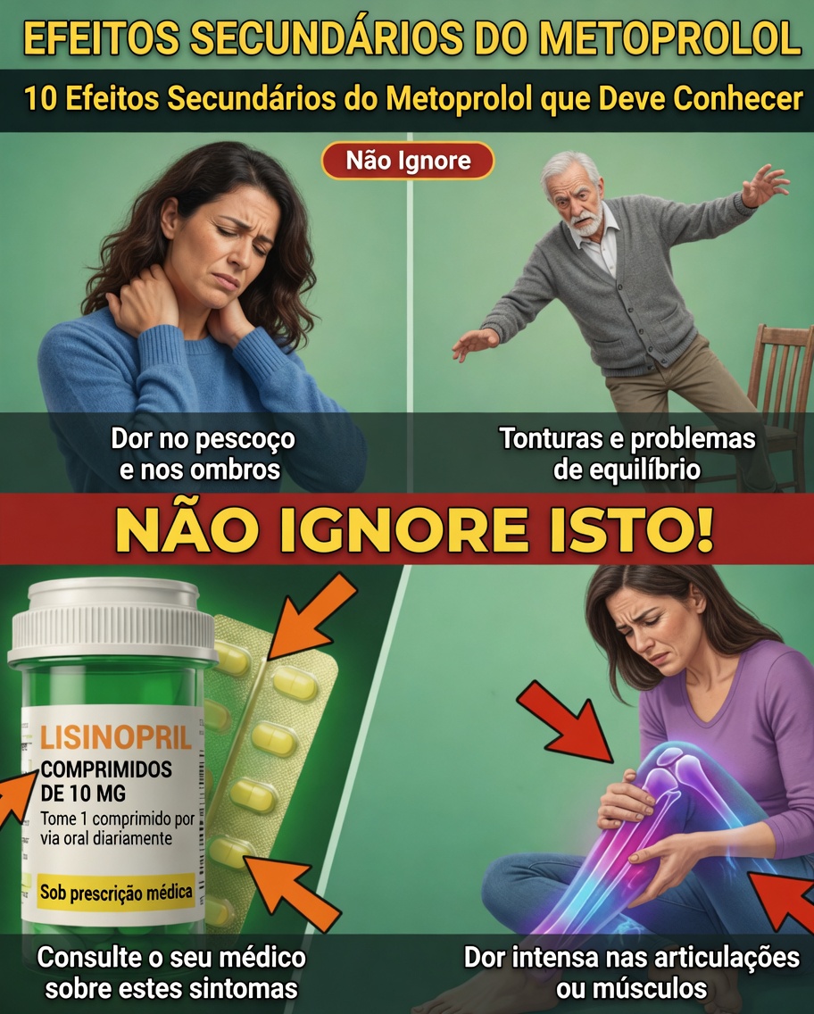 Explorando os 10 efeitos colaterais do metoprolol que muitas vezes são negligenciados nas conversas