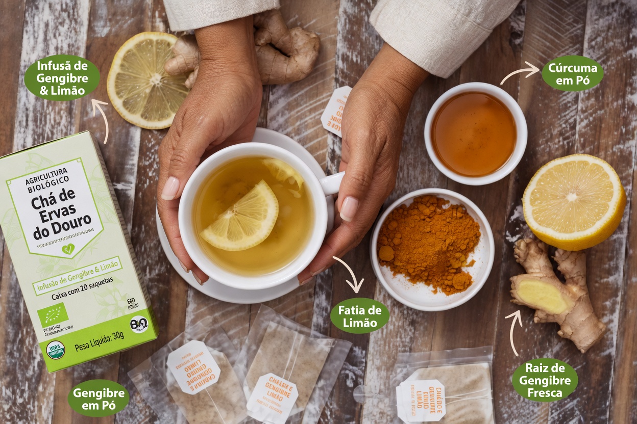 Saiba mais sobre três chás de ervas que podem ajudar a fortalecer as pernas para pessoas com mais de 60 anos