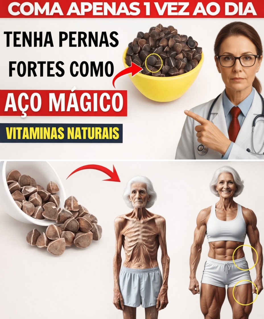 Idosos, reconstruam a força muscular com apenas um alimento simples (solução para a sarcopenia!)
