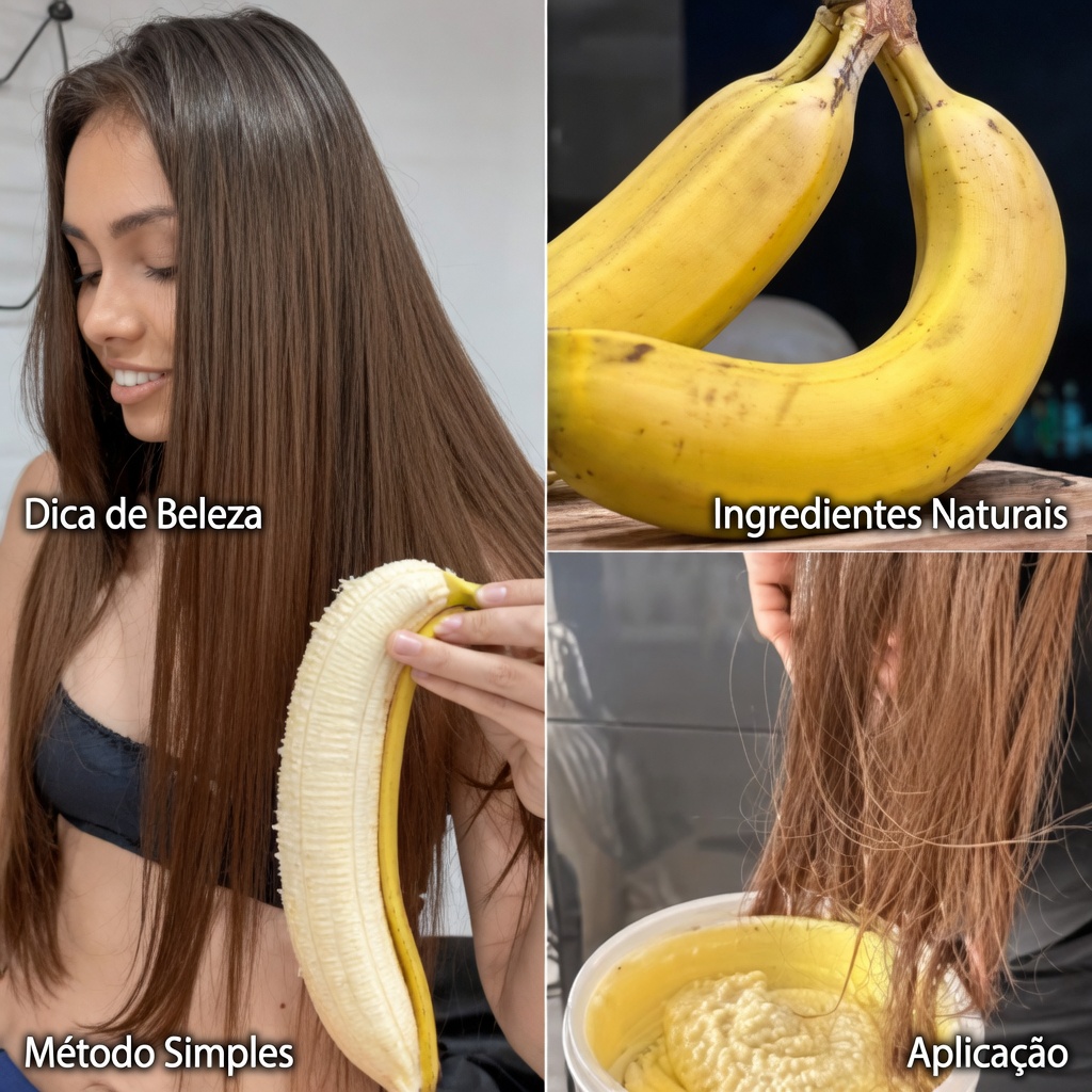 Desbloqueie o Poder Oculto das Cascas de Banana para um Cabelo Naturalmente Mais Saudável, Forte e Brilhante