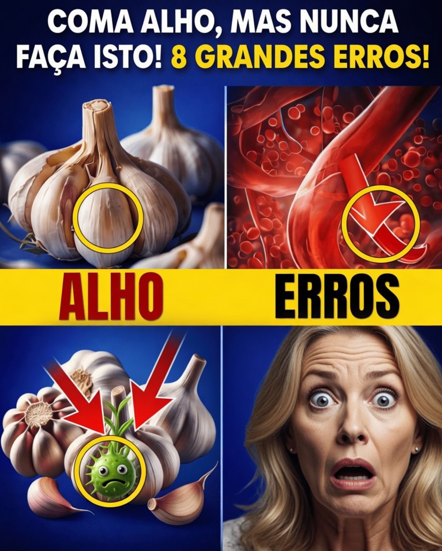8 Erros Comuns no Consumo de Alho que Idosos com Mais de 60 Anos Devem Evitar para um Uso Diário Seguro