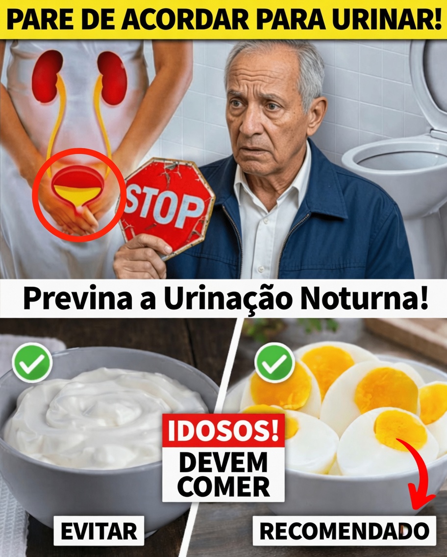 Chega de Noites sem Dormir: 8 Alimentos Naturais que Ajudam a Curar a Micção Noturna Frequente (Noctúria)