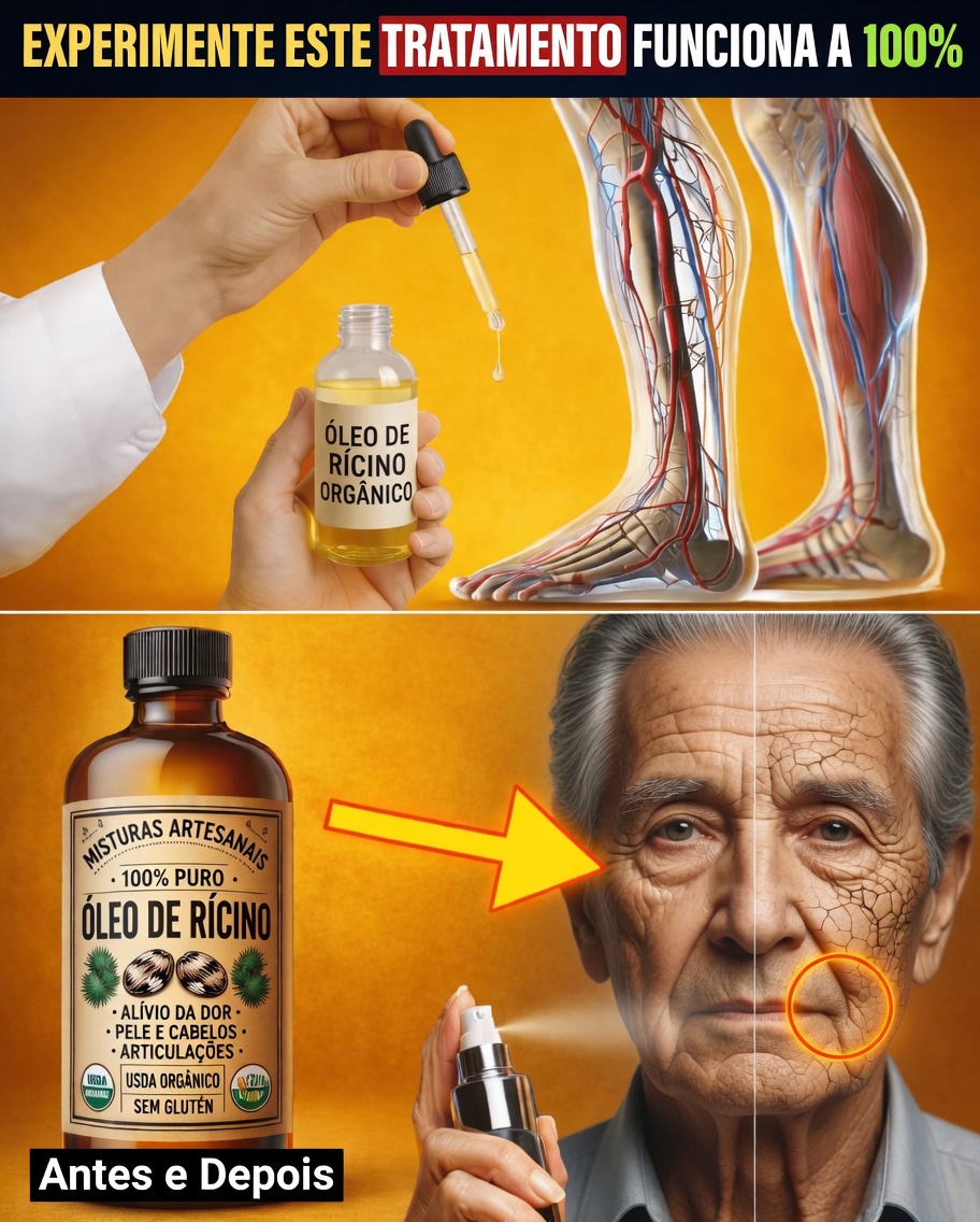 Descubra como incorporar o óleo de rícino à sua rotina noturna após os 30 anos para obter benefícios para o bem-estar