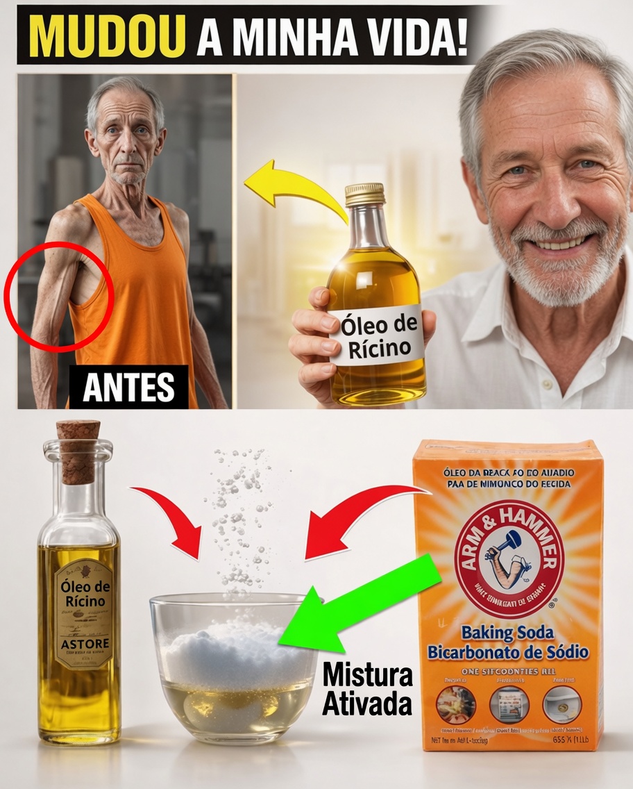 Óleo de rícino + bicarbonato de sódio: a dupla suave que pode estar faltando na sua rotina de bem-estar