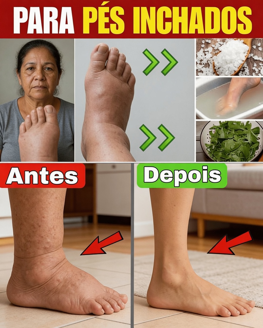 5 Remédios Naturais que Podem Ajudar a Reduzir o Inchaço nas Pernas e nos Pés em Casa