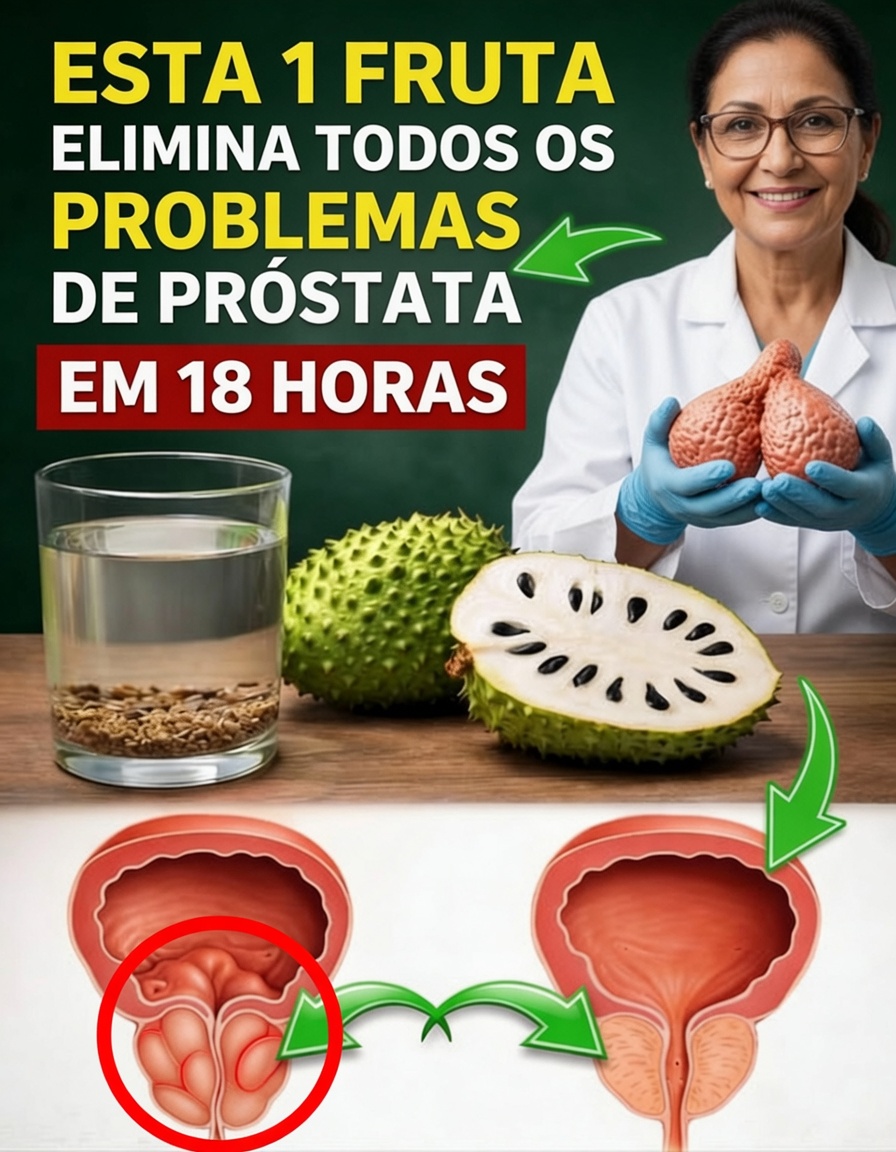 A Fruta Poderosa que Reduz a Próstata – O que Ninguém Nunca lhe Conta!