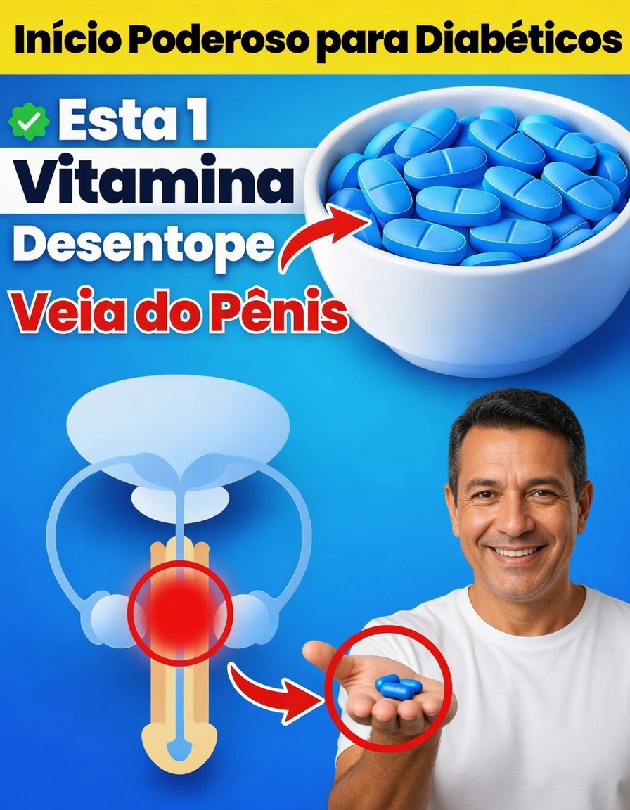 As 3 Vitaminas Ocultas que Restauram a Circulação, a Intimidade e a Energia em Diabéticos
