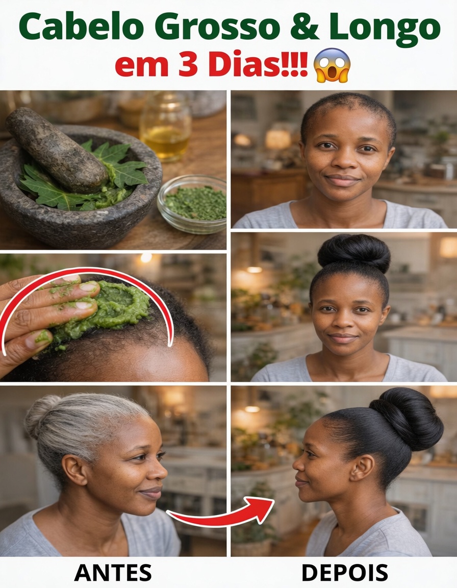 Máscara Capilar de Folha de Mamão: O Segredo Natural para um Cabelo Mais Saudável e Brilhante