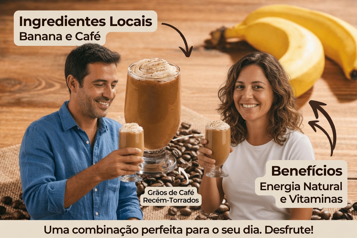 Explorando os benefícios de uma bebida de café e banana: um guia simples sobre essa mistura do dia a dia