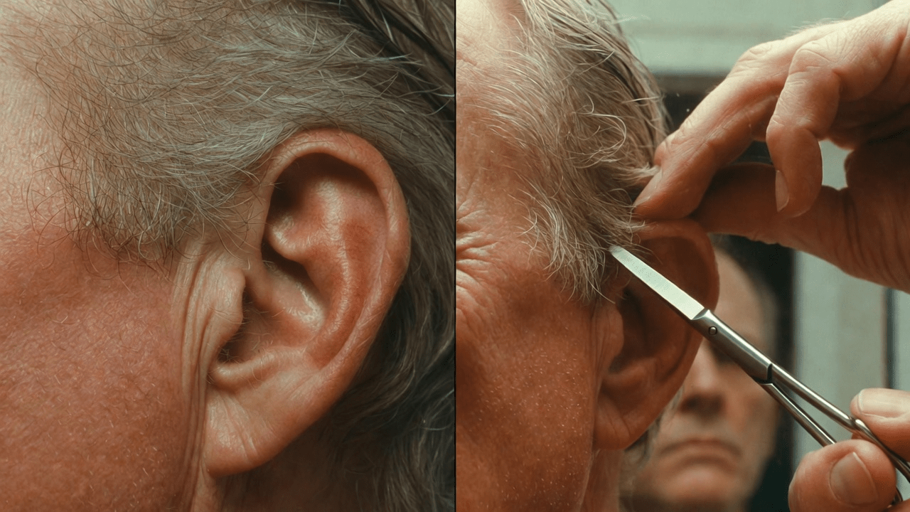 Pelos na Orelha e sua Saúde: O que os Médicos Realmente Dizem Sobre Este Sinal Comum do Envelhecimento