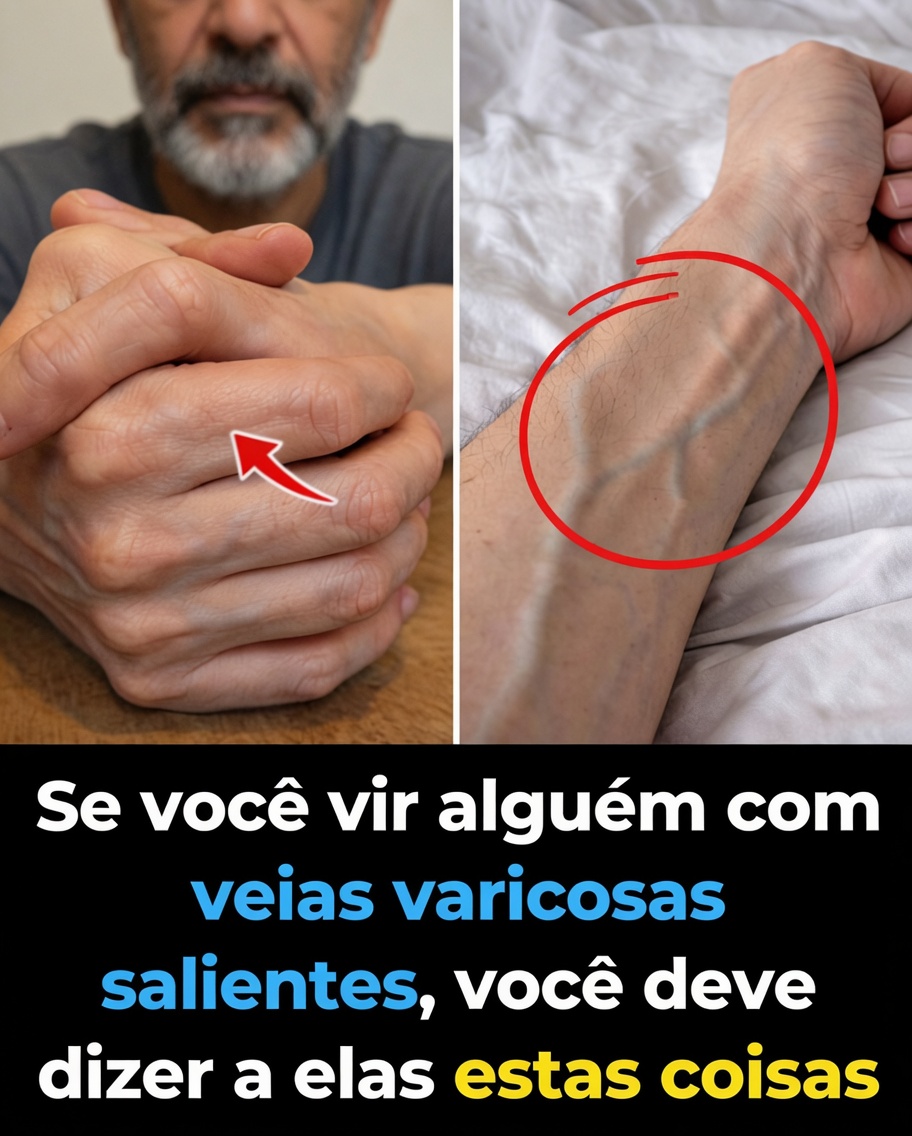 Quando Veias Salientes Podem Indicar Insuficiência Venosa Crônica, Problemas Cardíacos ou Pulmonares, ou Risco de Coágulos