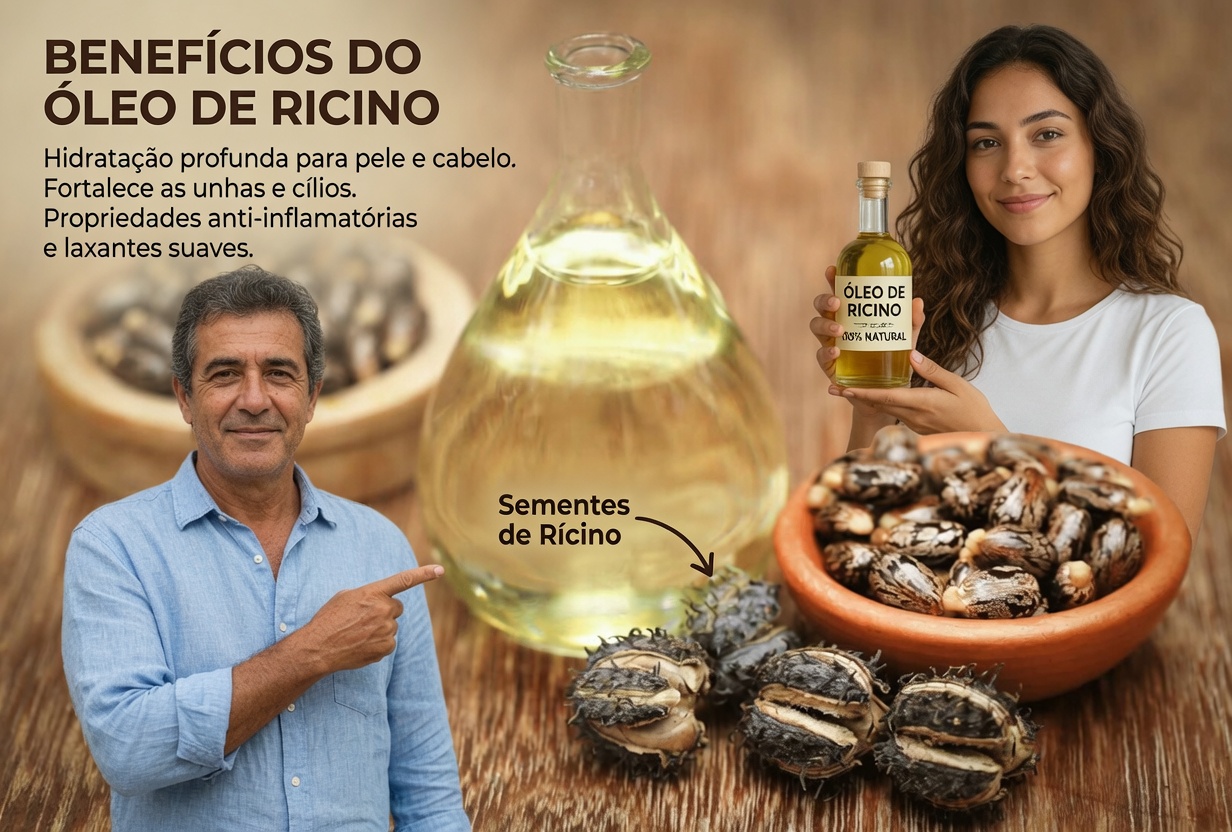 Óleo de Rícino: Como Usá-lo para Melhorar Sua Saúde e Transformar Seu Cabelo