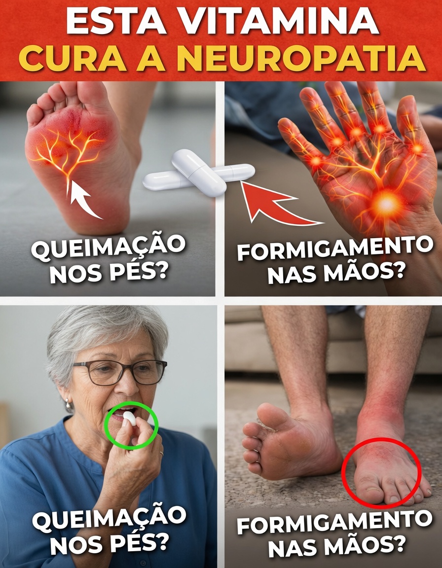 A vitamina nº 1 que pode ajudar a apoiar a saúde dos nervos na neuropatia e em danos nervosos