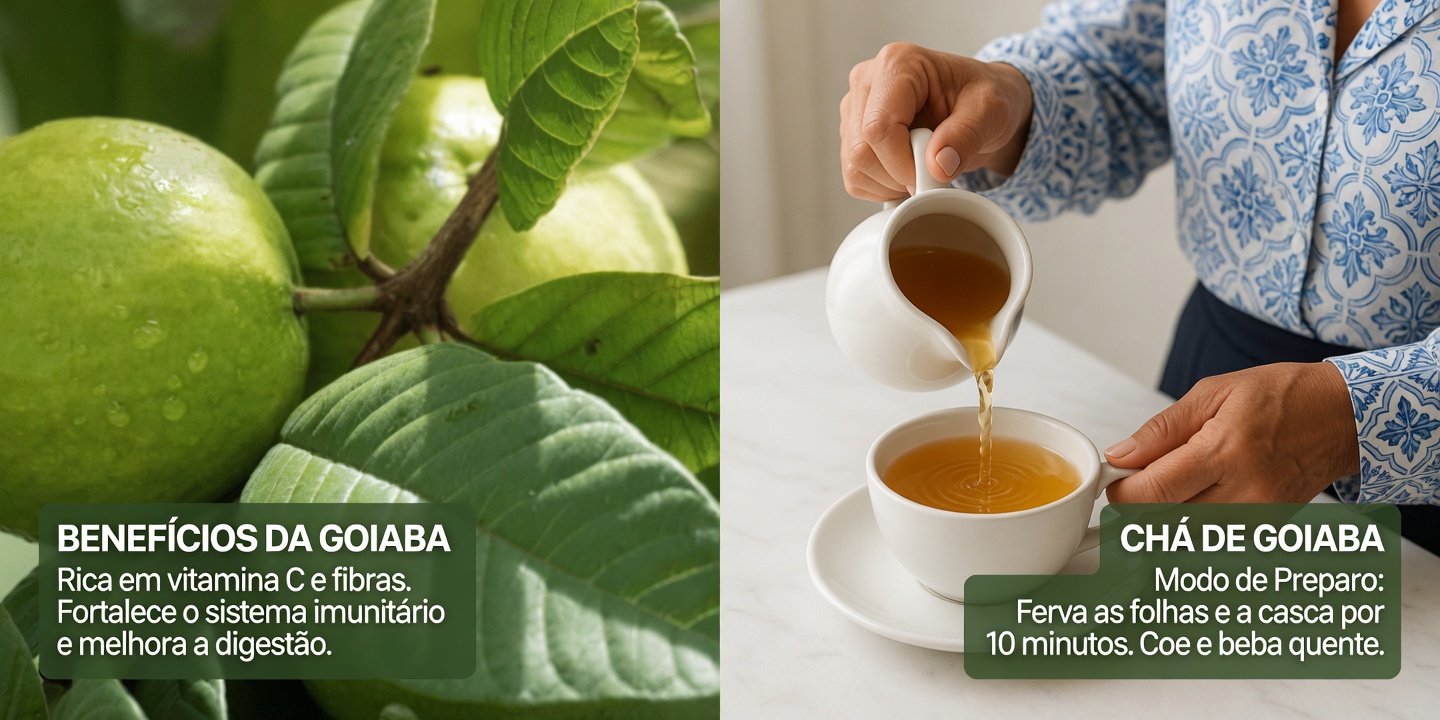 Benefícios das Folhas de Goiabeira: Por que Esta Folha do Dia a Dia Merece um Lugar na Sua Rotina de Bem-Estar