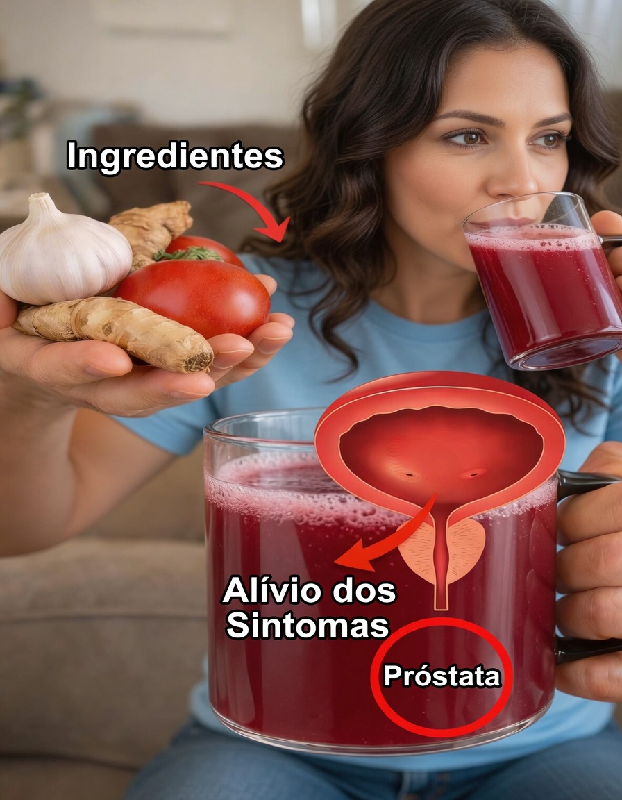 Bebida de Tomate, Gengibre e Alho: Um Hábito Matinal Simples para o Bem-Estar Diário