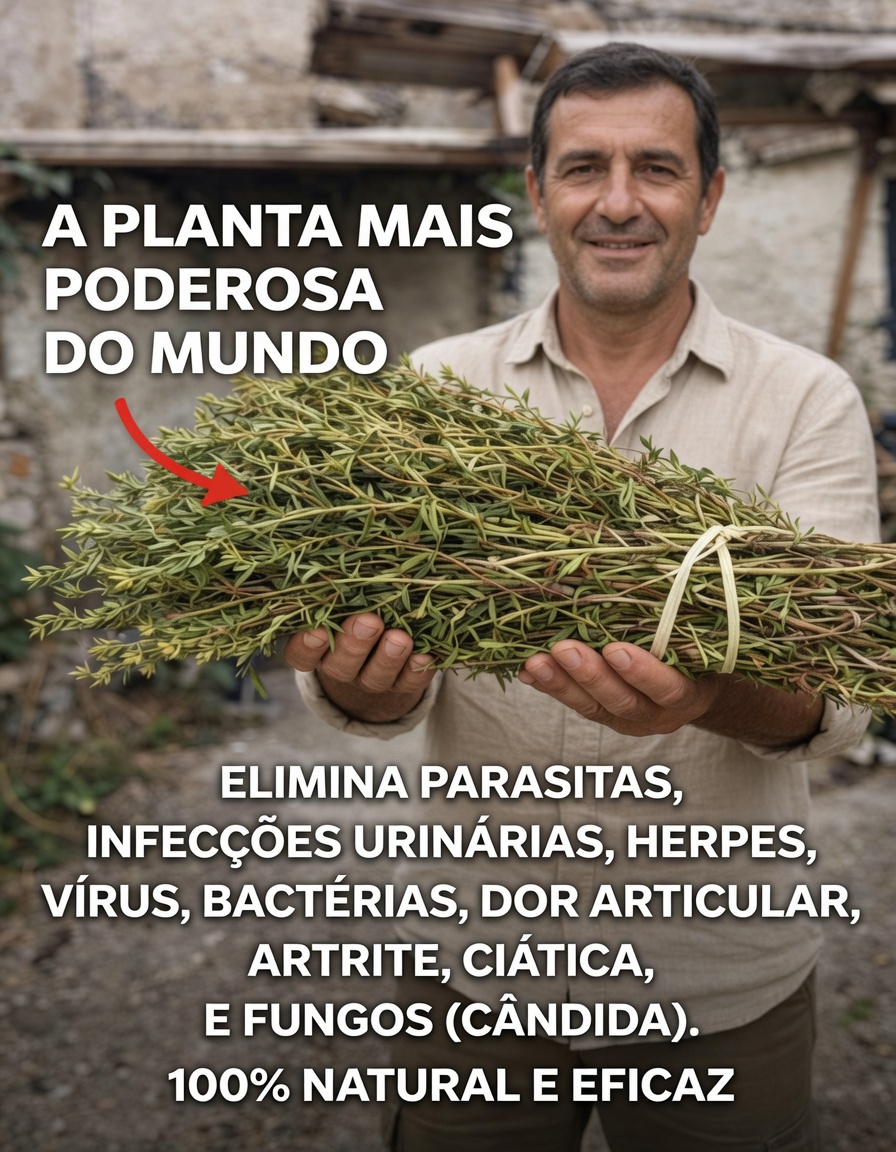 A Planta Mais Poderosa: Tomilho Selvagem – Aliado Natural Contra Parasitas, Infecções e Dor nas Articulações