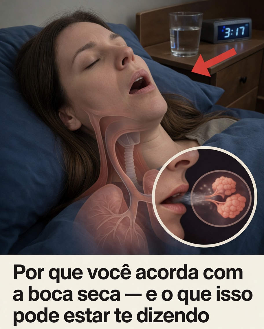 Por que você continua acordando com a boca seca à noite — e o que isso pode estar lhe dizendo