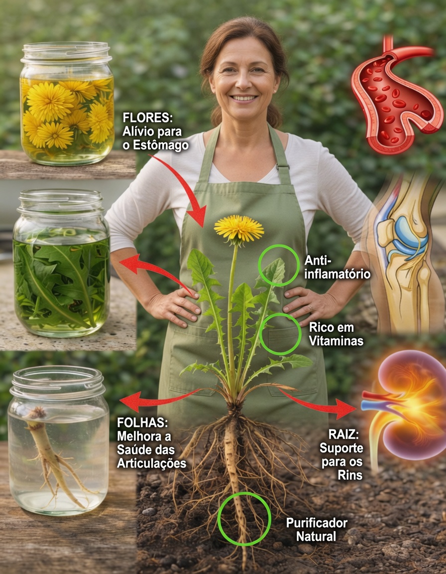 Descubra o Potencial Nutricional do Dente-de-Leão: Uma Planta Comum com um Perfil Nutricional Impressionante